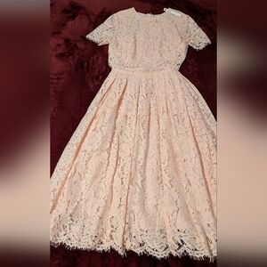 ASOS Pink Lace Dress